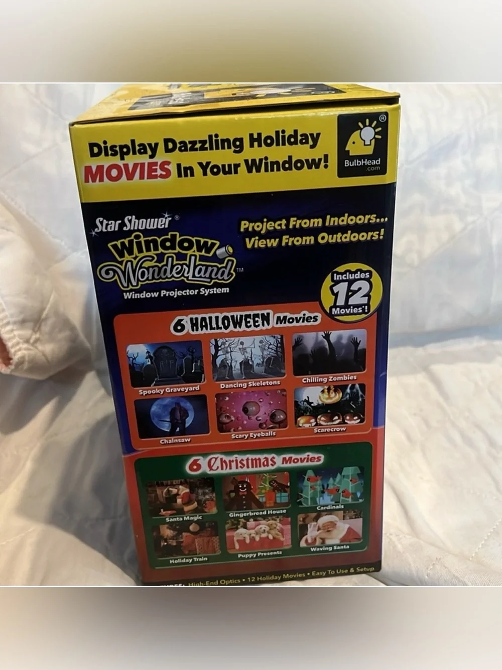 Star Shower Window Wonderland Window Projector System By BulbHead  NWT
